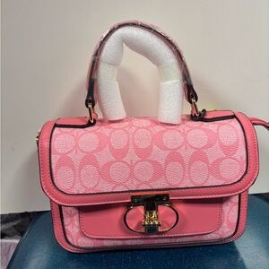 Pink “C” Coach Imitation Women's Handbag